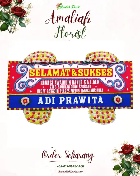 Papan Bunga Ucapan Selamat Bejijong